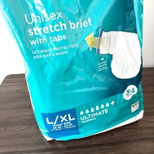 Assurance L/XL Unisex Bariatric Brief with Tabs - Pkg of 9 Briefs Adult Diaper